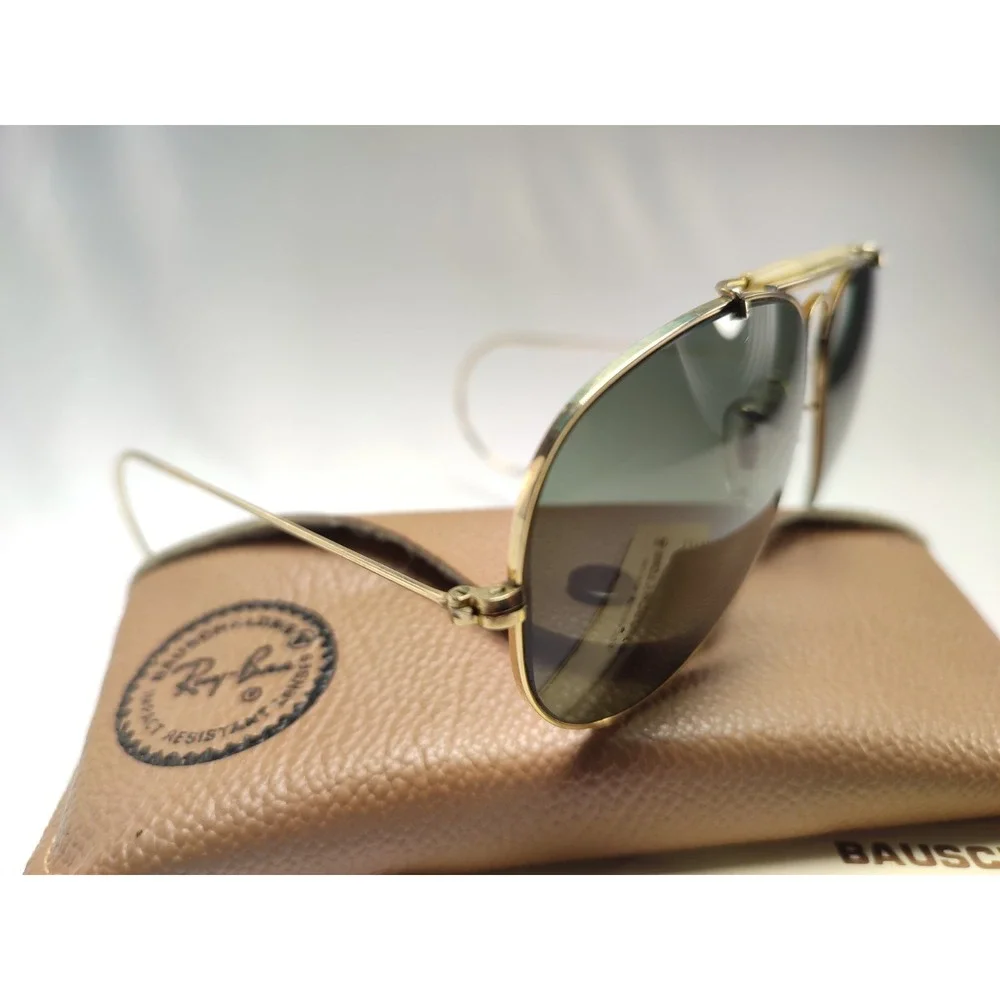 Vintage Ray-Ban Outdoorsman B&L 10K Gold Filled Aviator G-15 USA 1960s